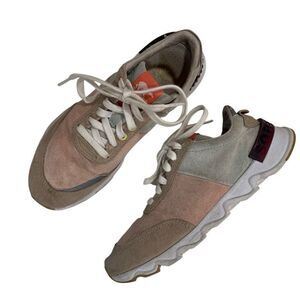 SOREL Kinetic Lite Lace Sneaker Shoes in Sandy Tan (Sz 39.5)